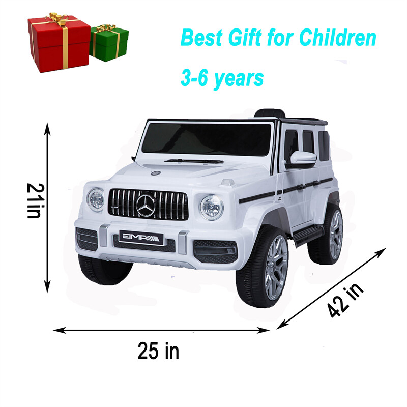 12V Electric Kid Ride On Toy Car w/ Remote Control 1.8-3.2 MPH for Aged 3-6
