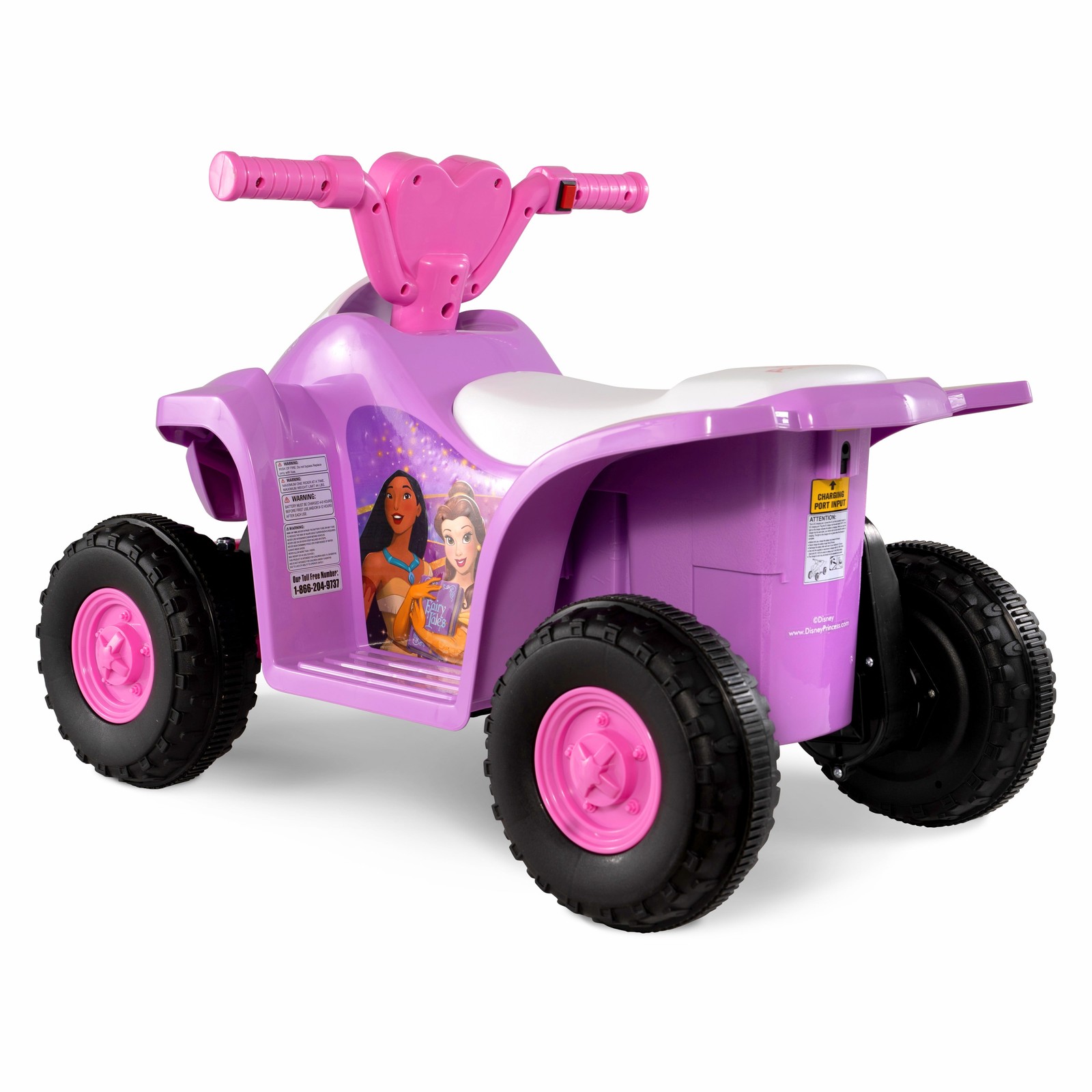 Princess ATV, 6V Battery Powered Ride On, 18M +