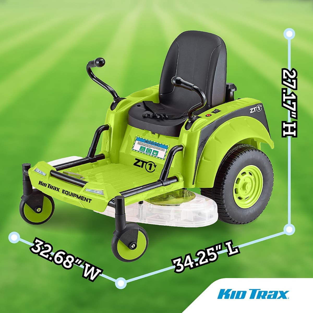 12V Zero Turn Lawn Mower Toodler Toys – Ride on Toy, Outdoor Toys, Tractor Toy,