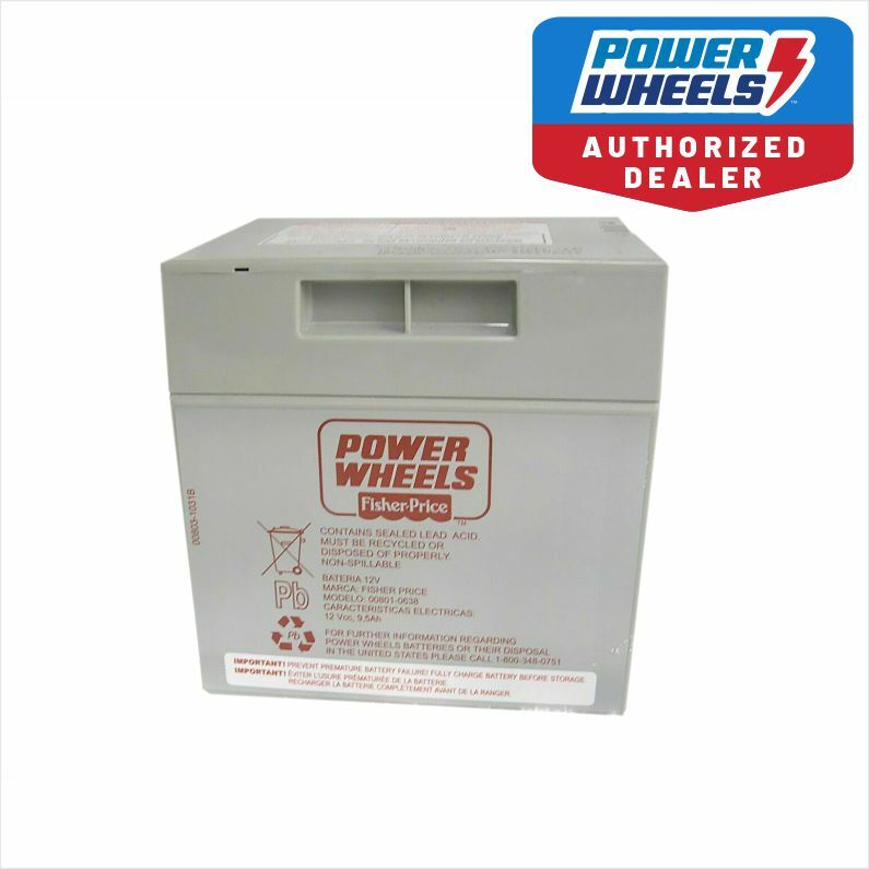 Power Wheels Jeep Battery 12 volt Fisher Price Jeep Battery Gray Genuine