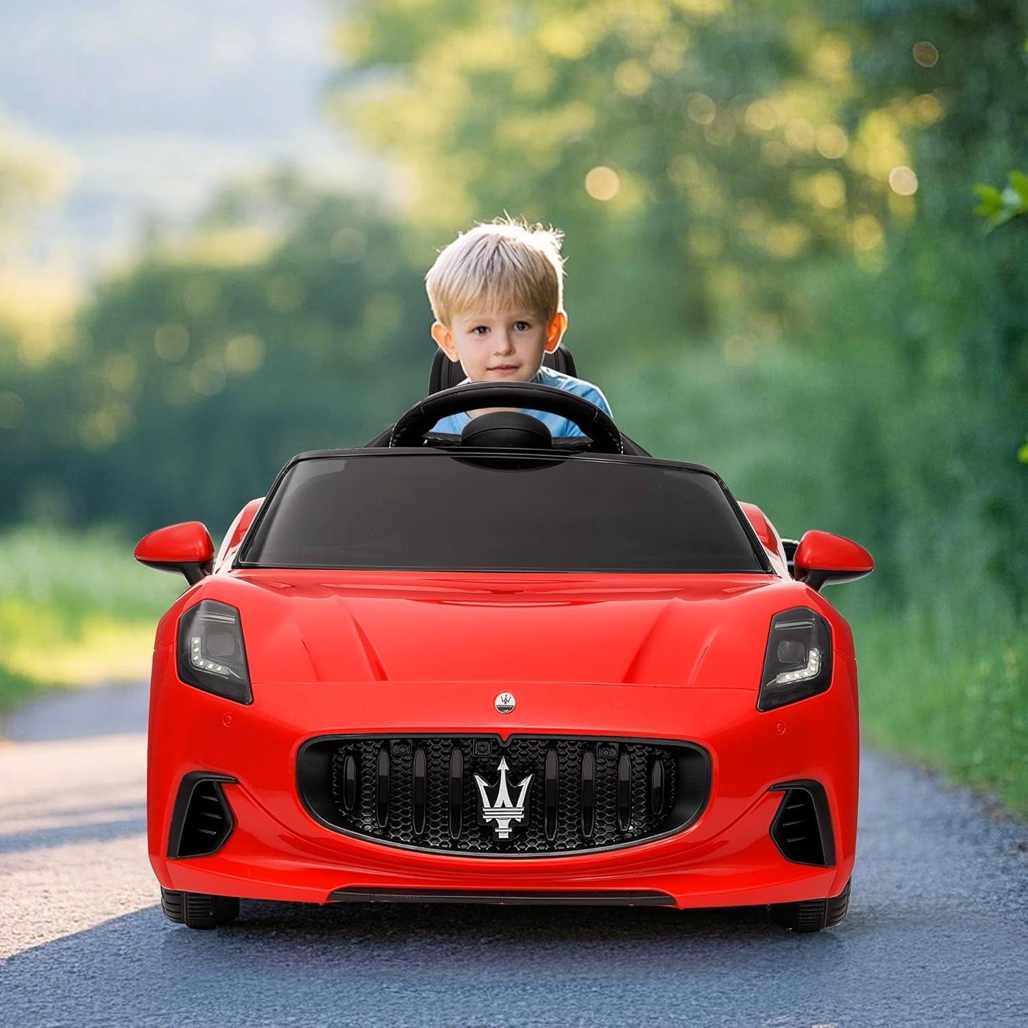 12V Licensed Maserati Ride-On Vehicle for Kids, Remote Control, High/Low Speed
