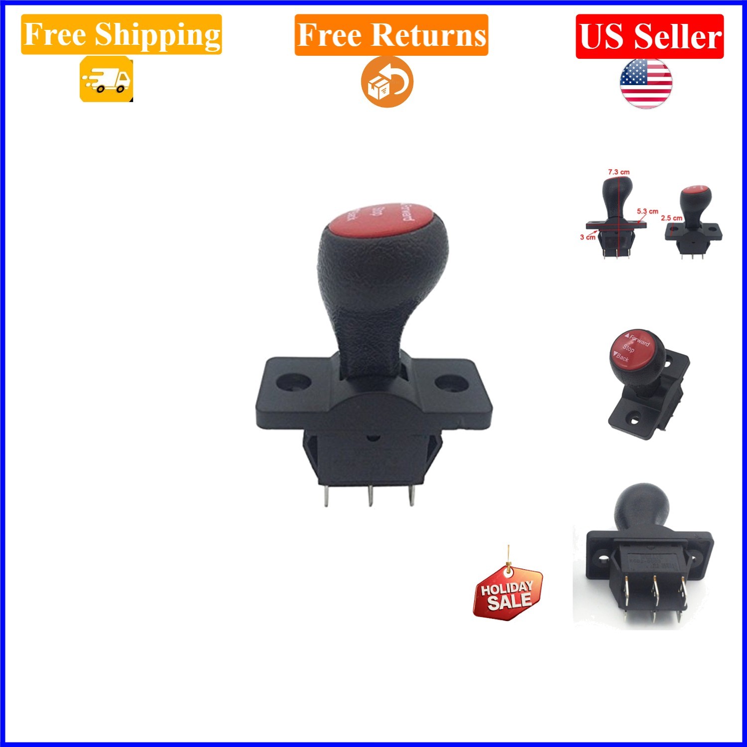 Children’s 12V Electric Ride-On Car Forward/Stop/Back Handle Switch Replacement