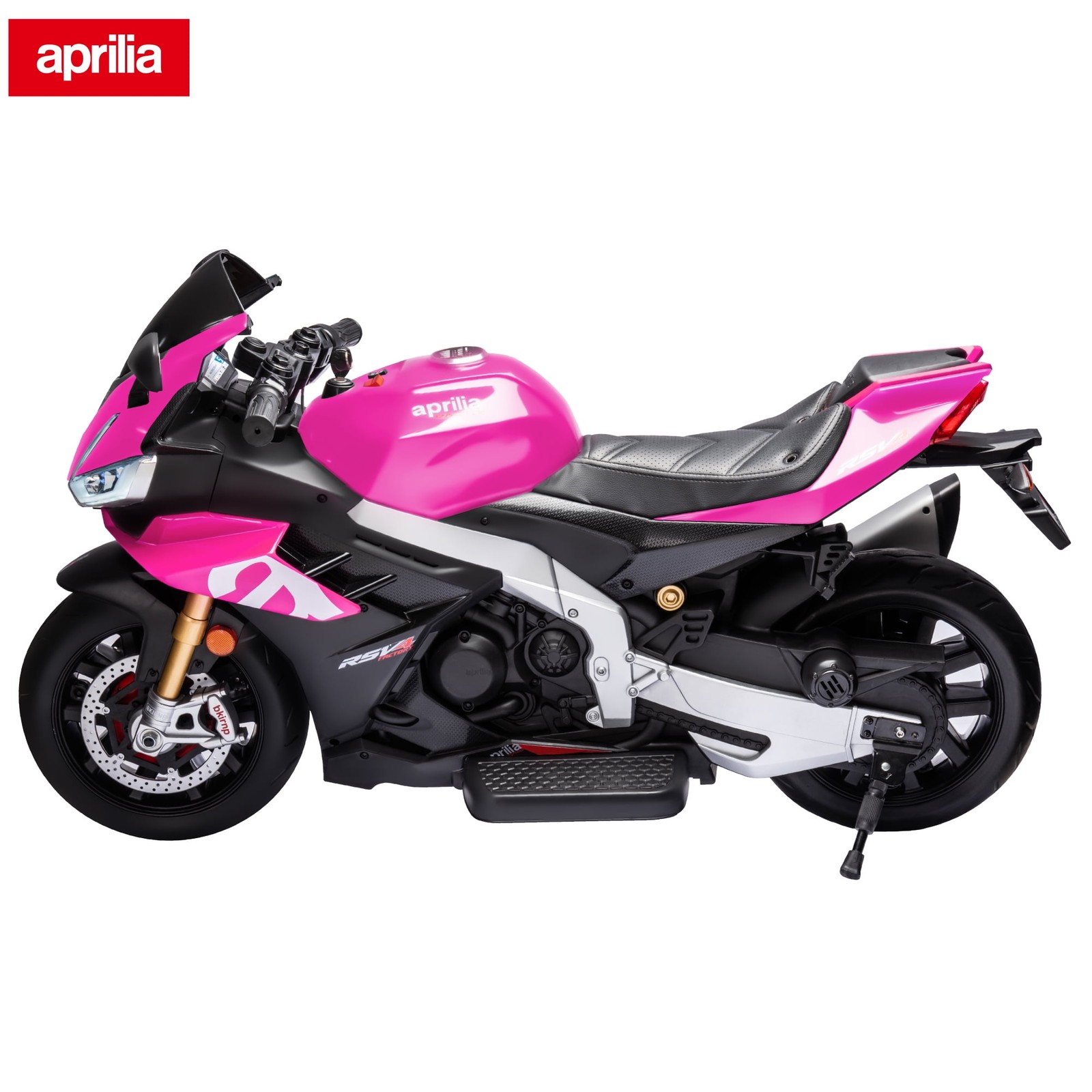 TCARAIWEN 24V Kids Motorcycle Electric Motorbike Aprilia Licensed Ride on Toy W/