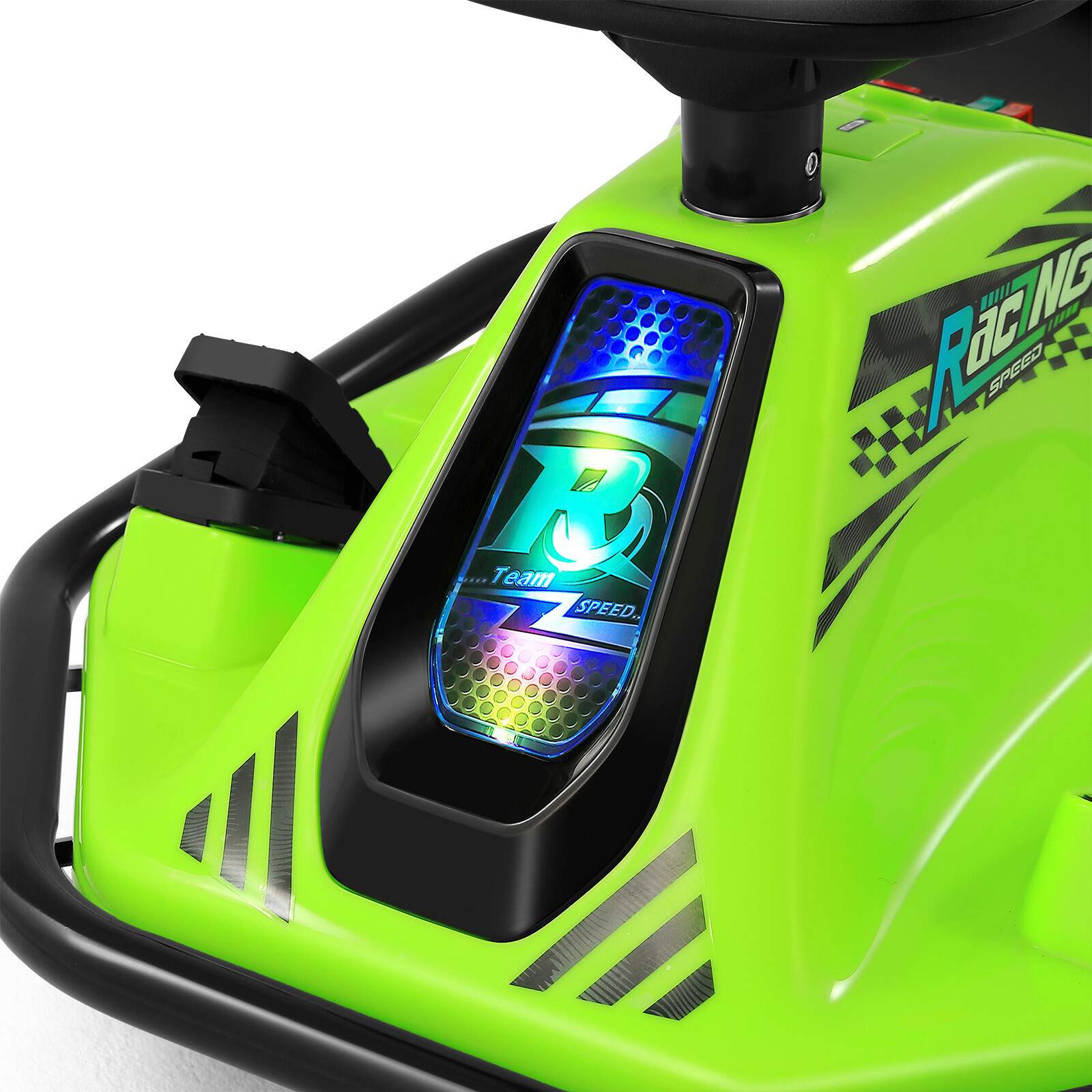JOYLDIAS Green Electric 24V Ride On Drifting Go Kart High/Low Speed Boy Kid Gift