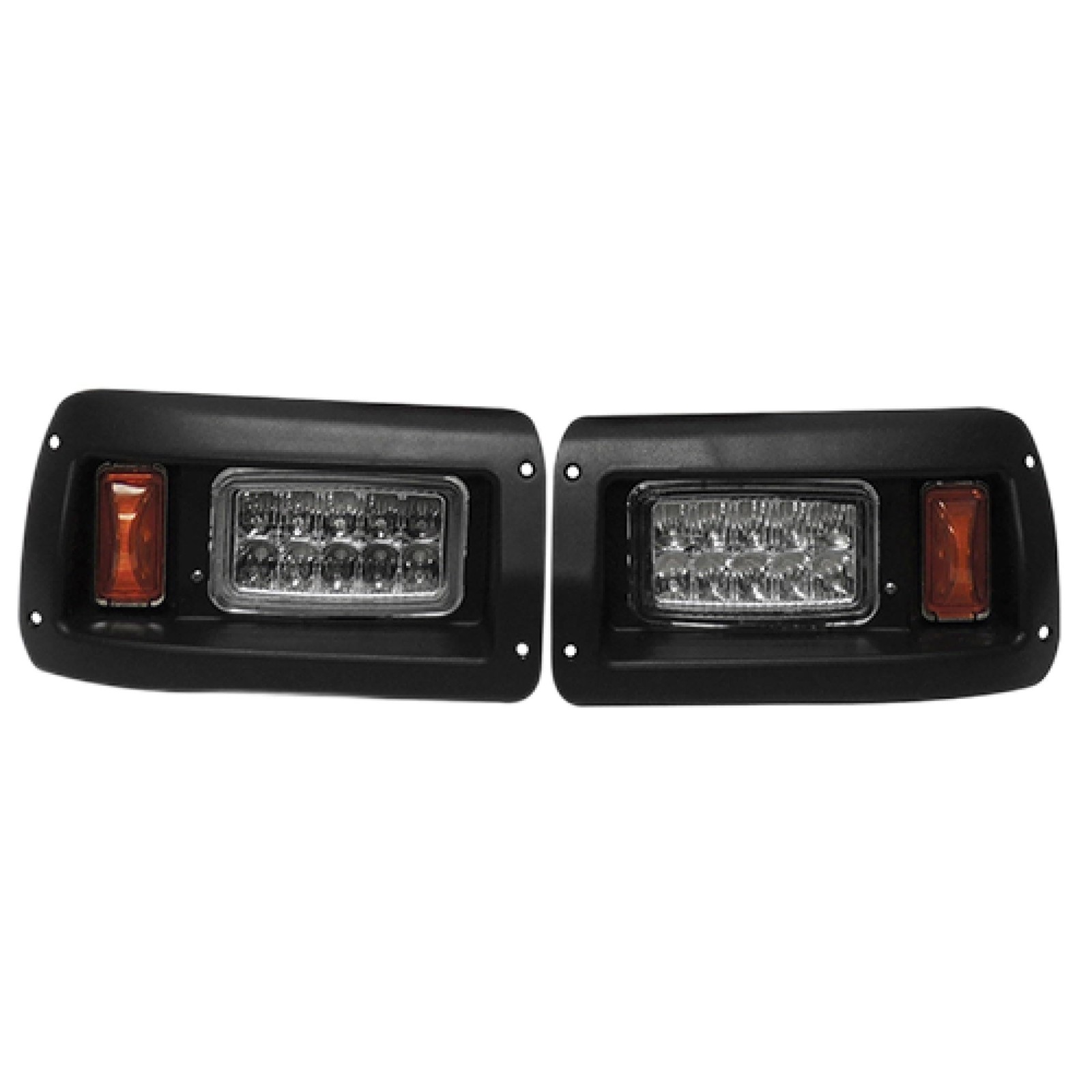 Red Hawk LGT-315L Headlights Compatible With/Replacement For Club Car DS, 199…