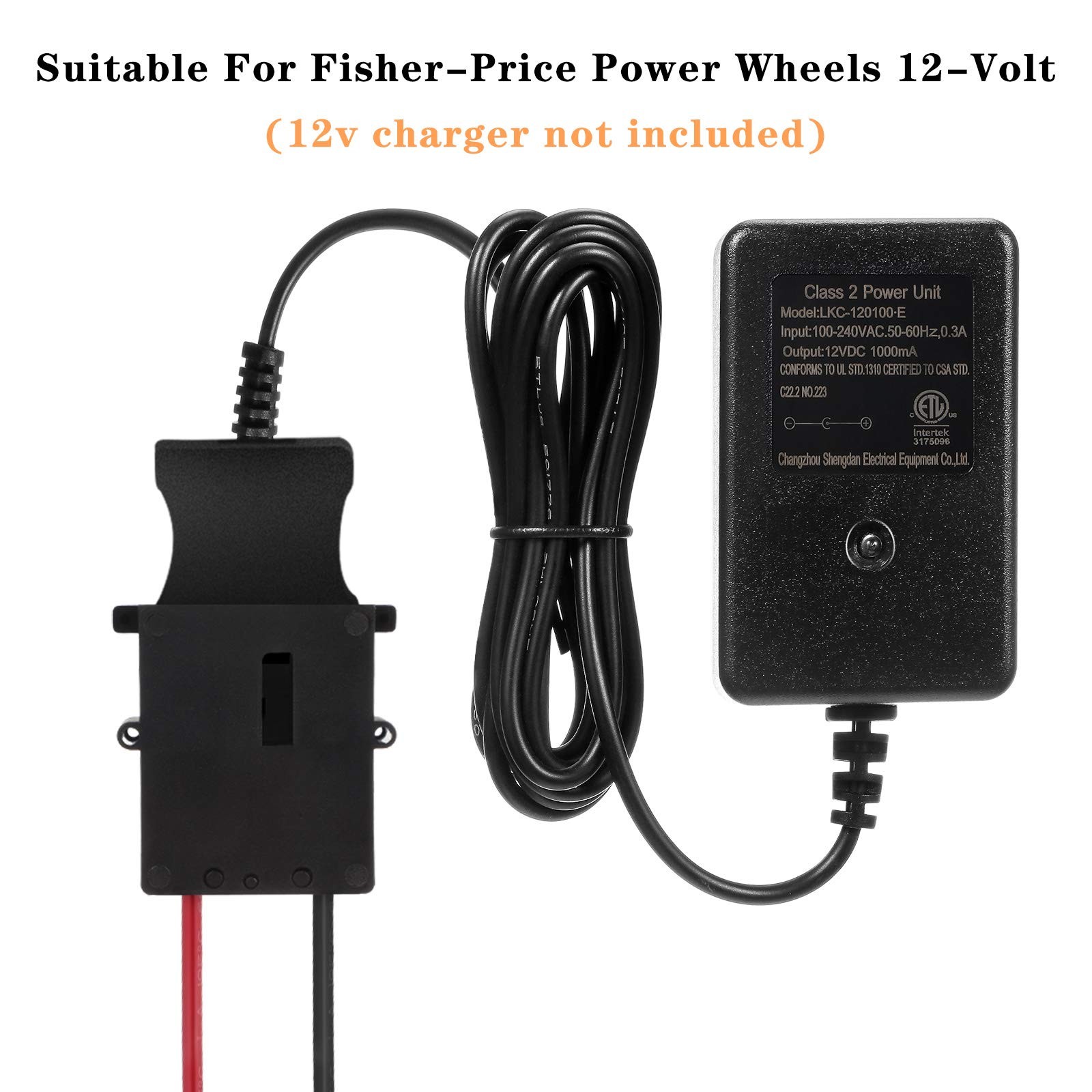 2 Pcs Wire Harness Connector Compatible with 12-Volt SLA Battery Wheels Power…