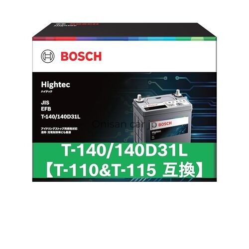 NEW BOSCH HT-T-140/140D31L Hightec Battery for Japanese Cars (Compatible with