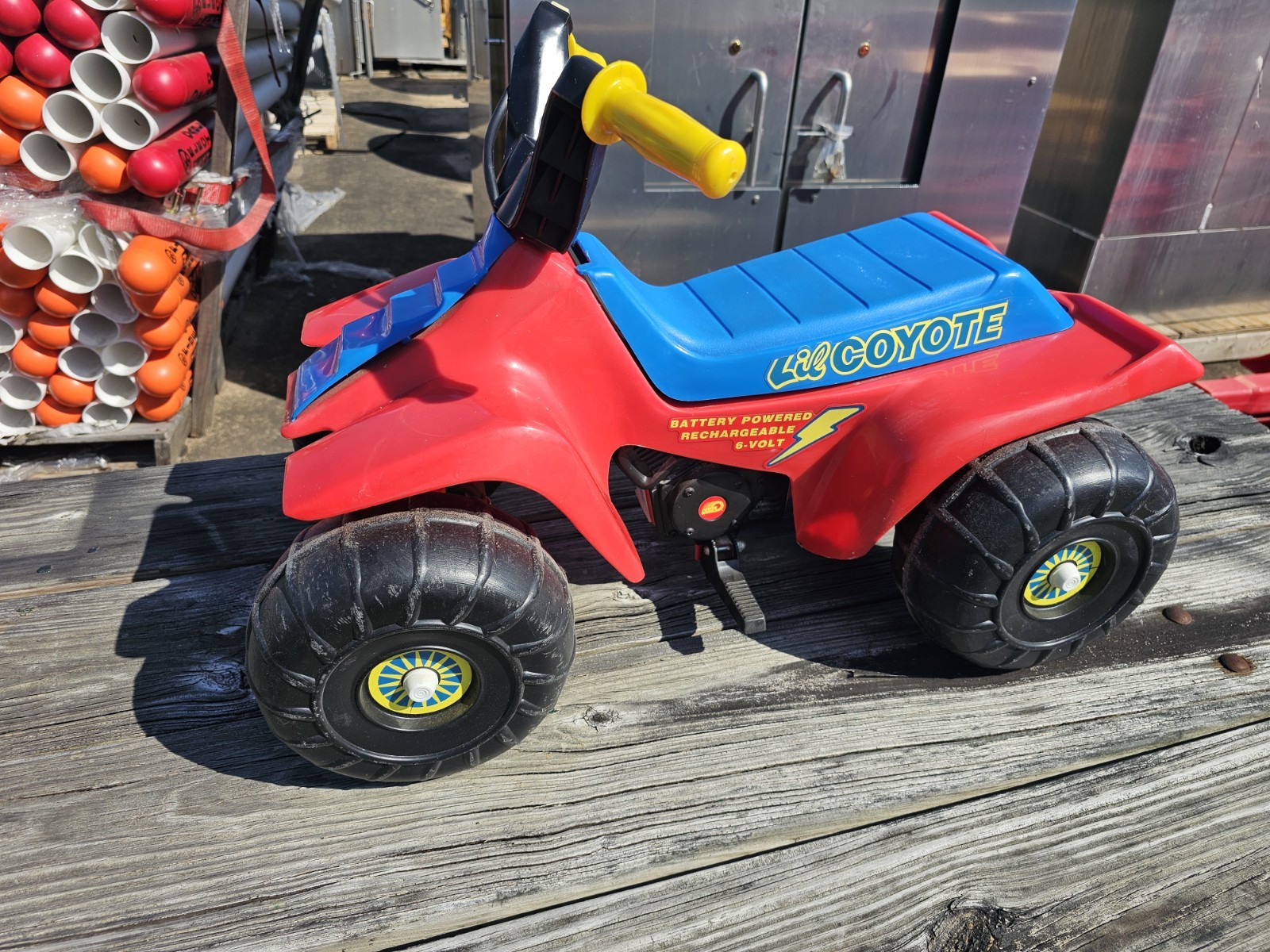 RARE! VINTAGE! 1989 Power Wheels Lil Coyote 6v Battery Operated Ride-On Toy