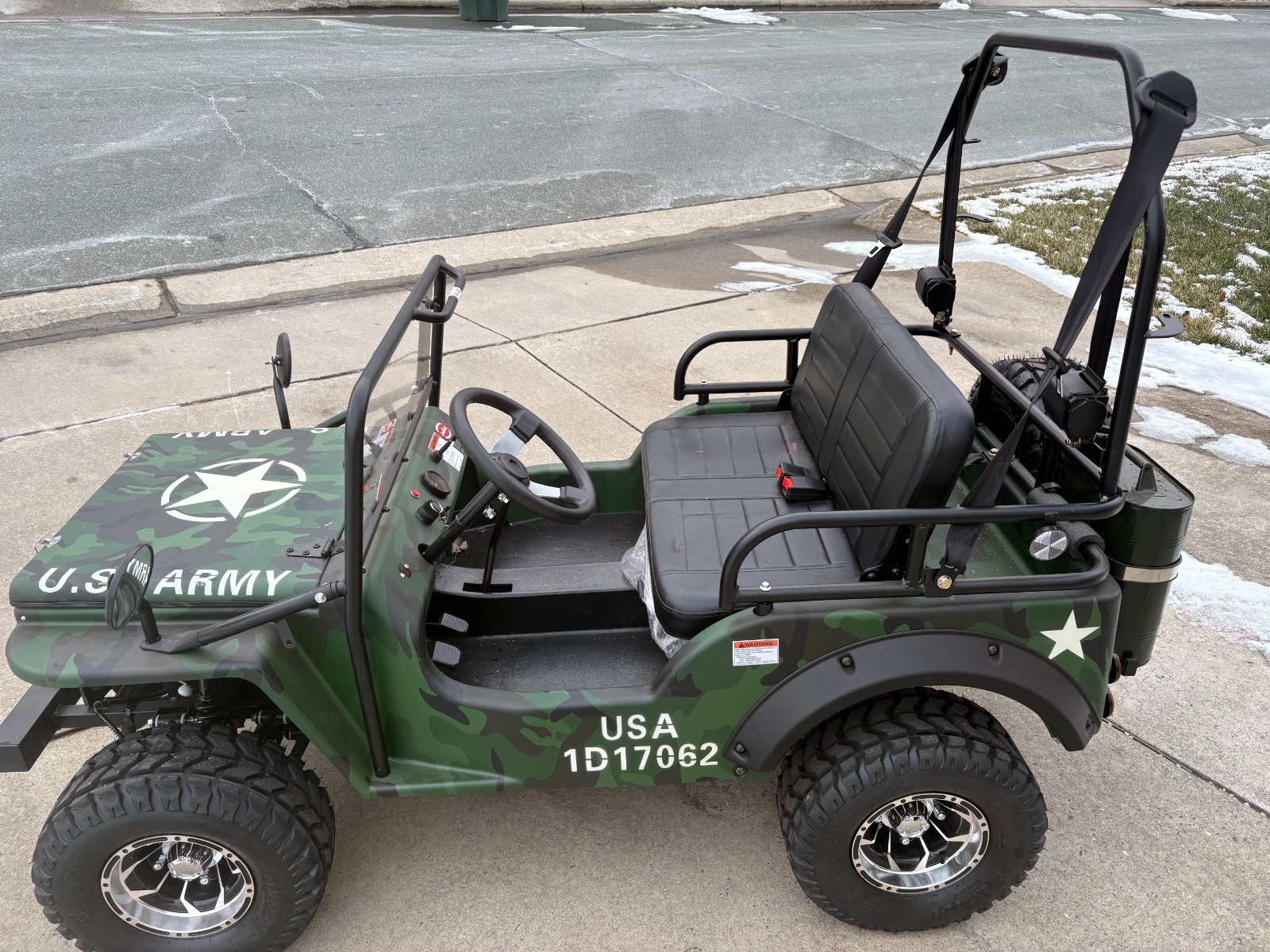 Kids Gas Powered 125CC Ride-On ATV Quad – 4 Wheeler Toy Vehicle Outdoor
