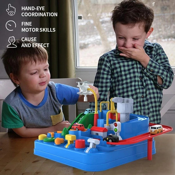 Car Race Track for Kids Ages 4-8, Kids Car Toys for 3 Year Old Boys, Race Track