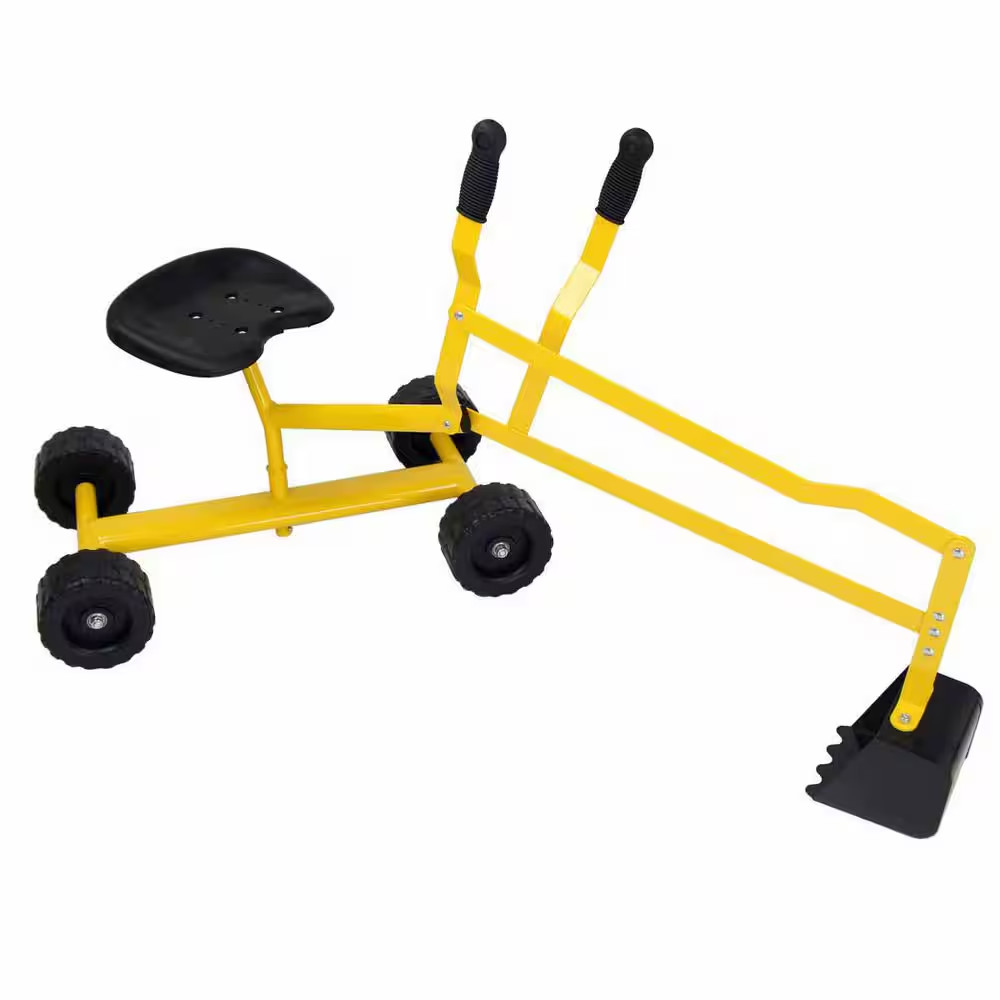 Sand Digger Heavy Duty Digging Scooper Kid Ride-On Digging Excavator for Sand To