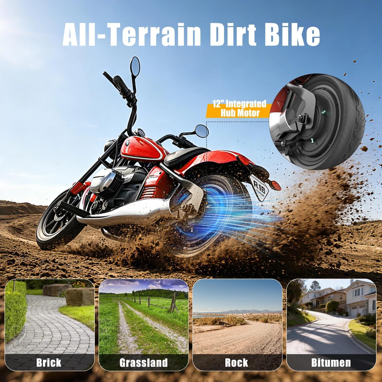 24V 9Ah Kids BMW Licensed Ride On Motorcycle Electric Dirt Bike Unisex 3-8 Year