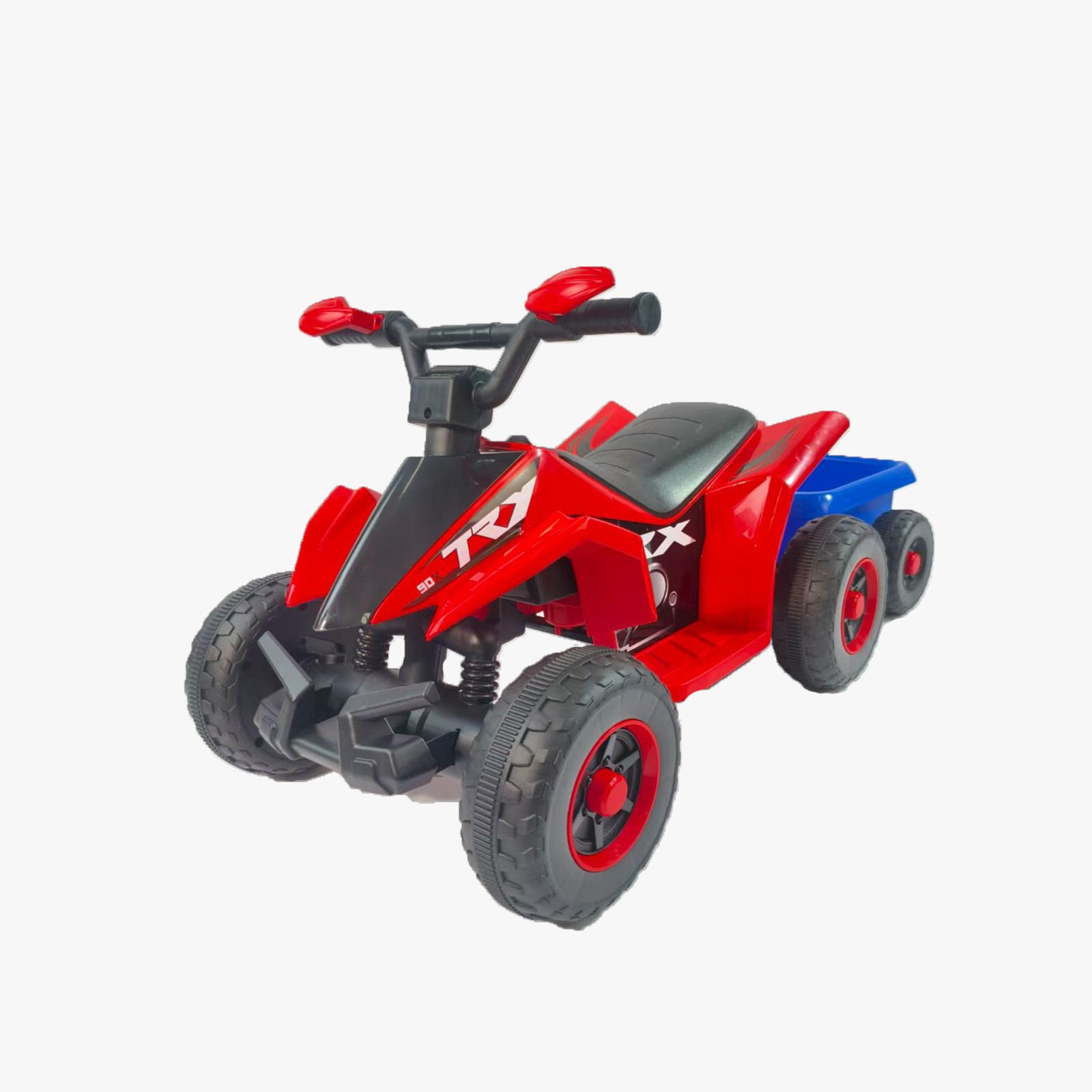 6V Kids Electric Ride on Car ATV Toy Forward Reverse for Kids 3-6 Years Old Red