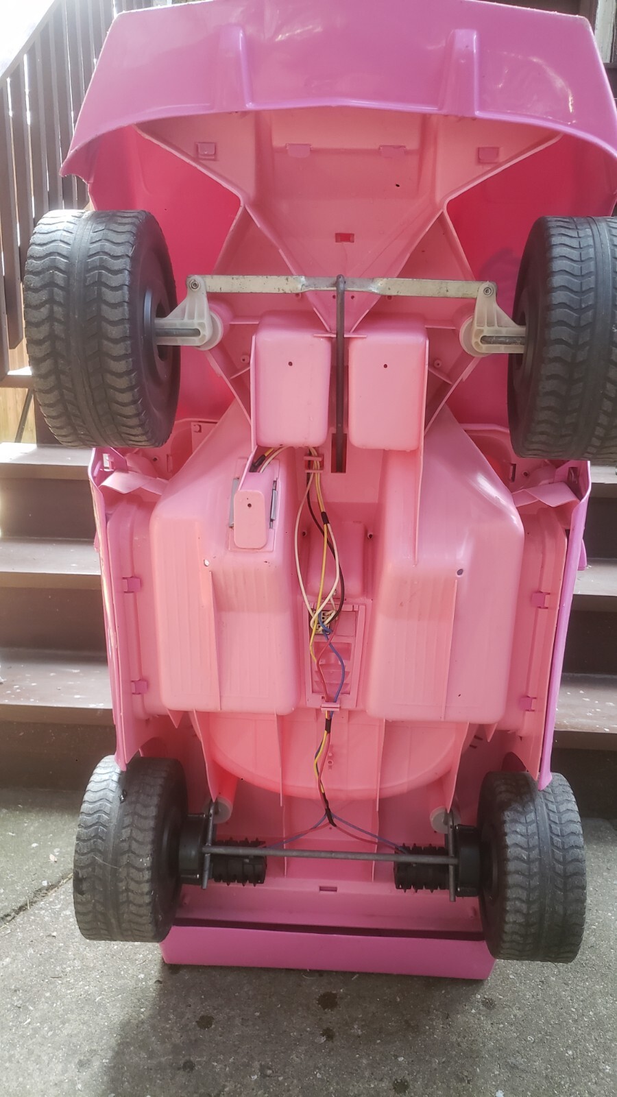 Barbie Corvette 1990 Vintage Power Wheels Pink Original SHIPPED