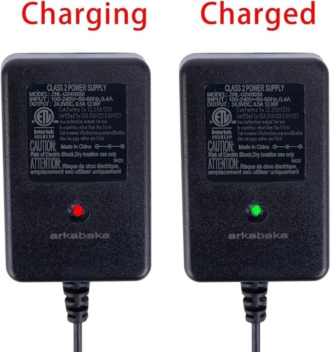 24V Charger for Ride on Toys, 24 Volt Battery Charger for Ride on Car SUV Car Ri