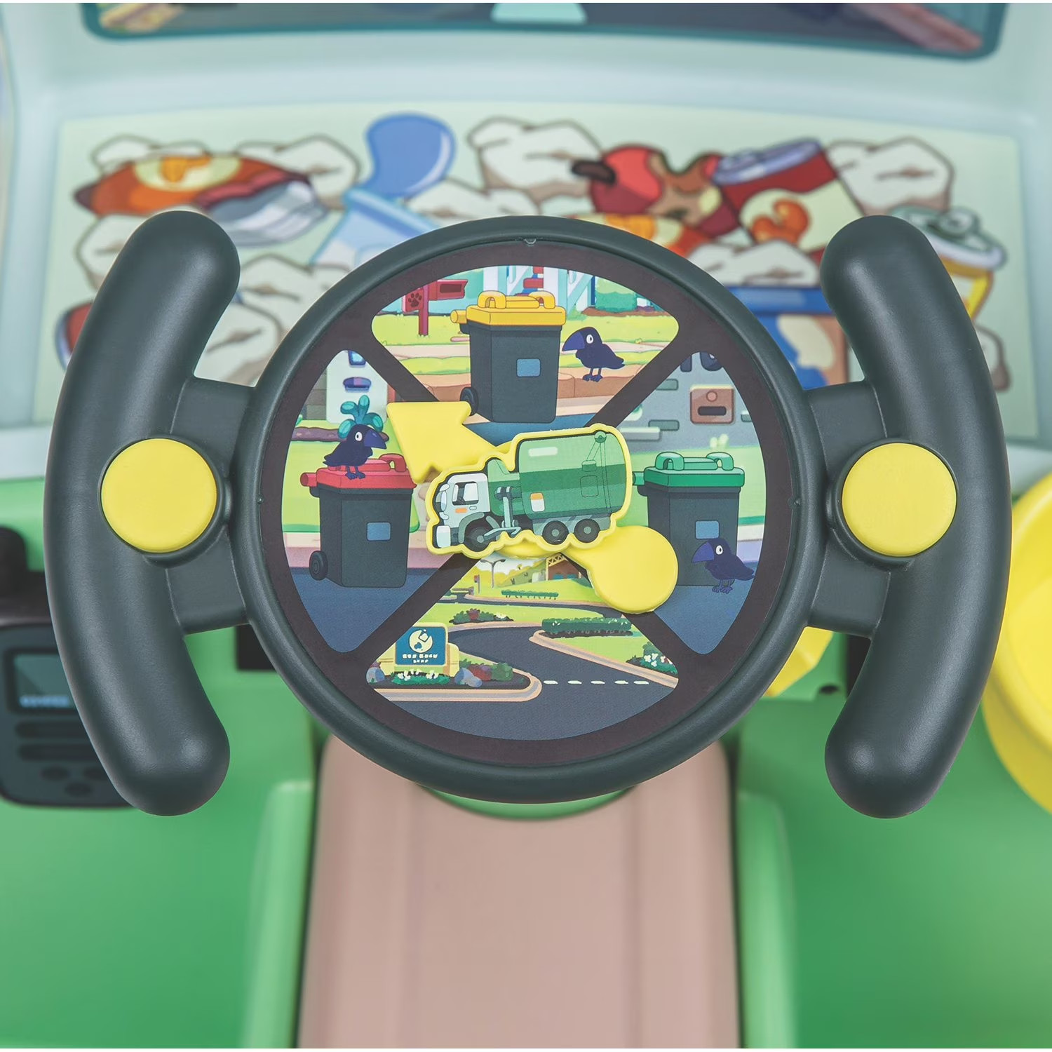 Bluey 6V Garbage Truck Ride-On Free Shipping