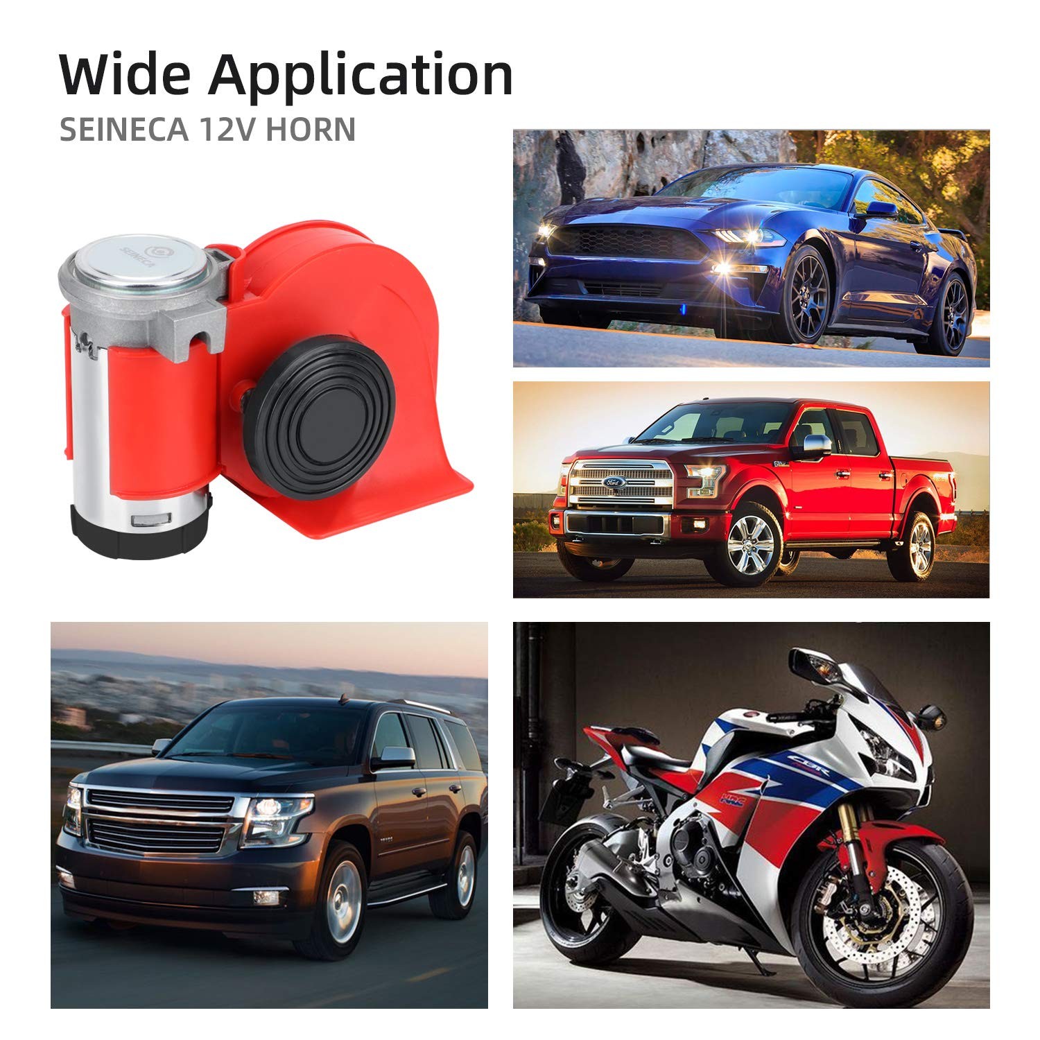 Car Air Horn 12V with Compressor and Relay, Compact Auto Horn Nautilus Super …