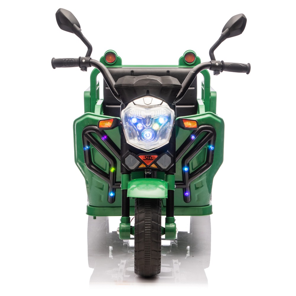 12V Electric Ride on Car 3-Wheel Cargo Truck with LED Music for Toddler Kids 3-6