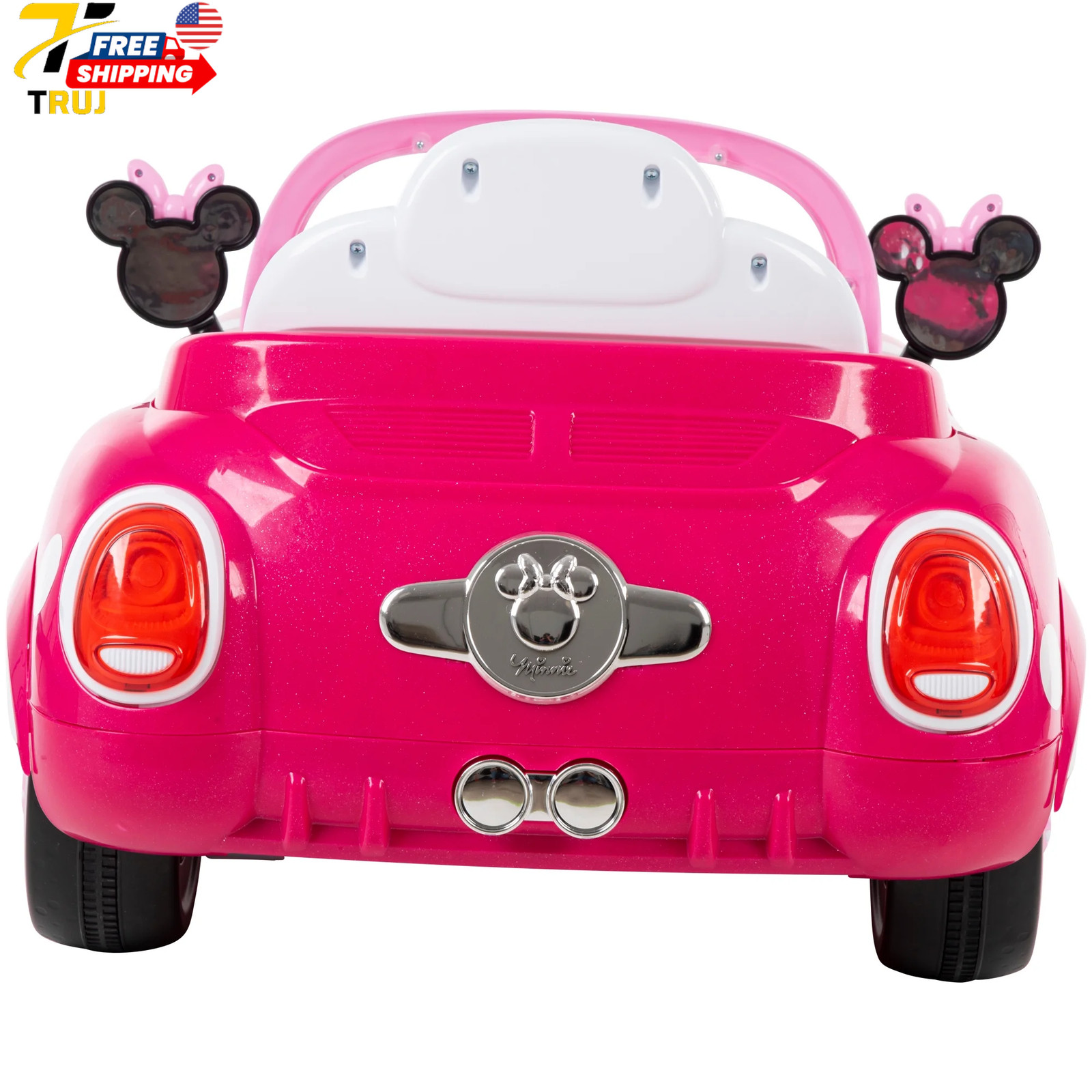 Minnie Mouse Convertible Car 6 Volts Electric Ride-on For Children Ages 3+ Years