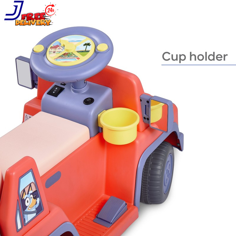 6V Battery Powered Ride on Car with Sounds, Kids Ages 2+