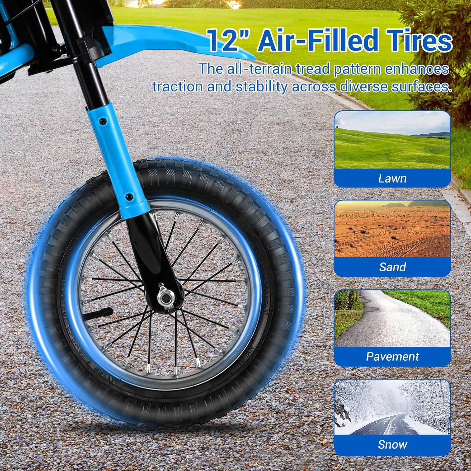 24V 350W Electric Dirt Bike Off-Road Electric Motorcycle w/ Twist Grip Throttle