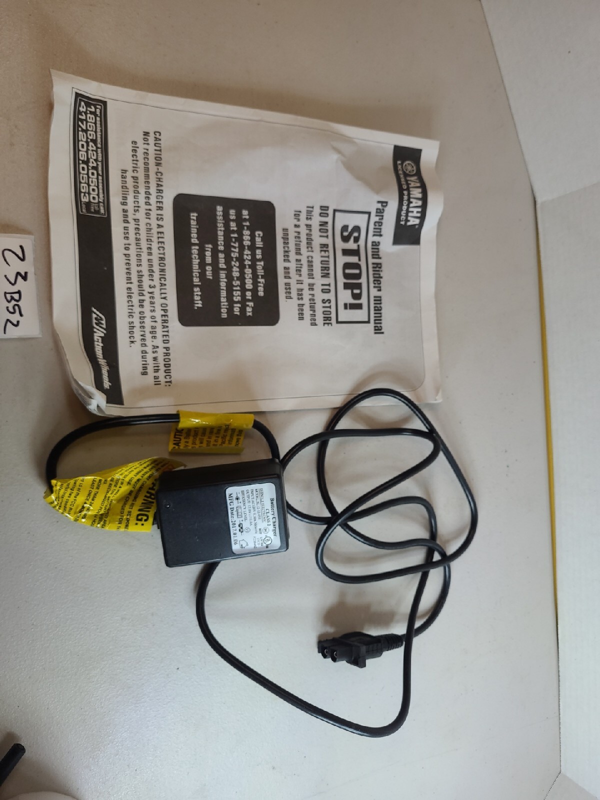 Yamaha Power Wheels Manual Power Supply Battery Charger Plug 23B52 Sl12-12-03e