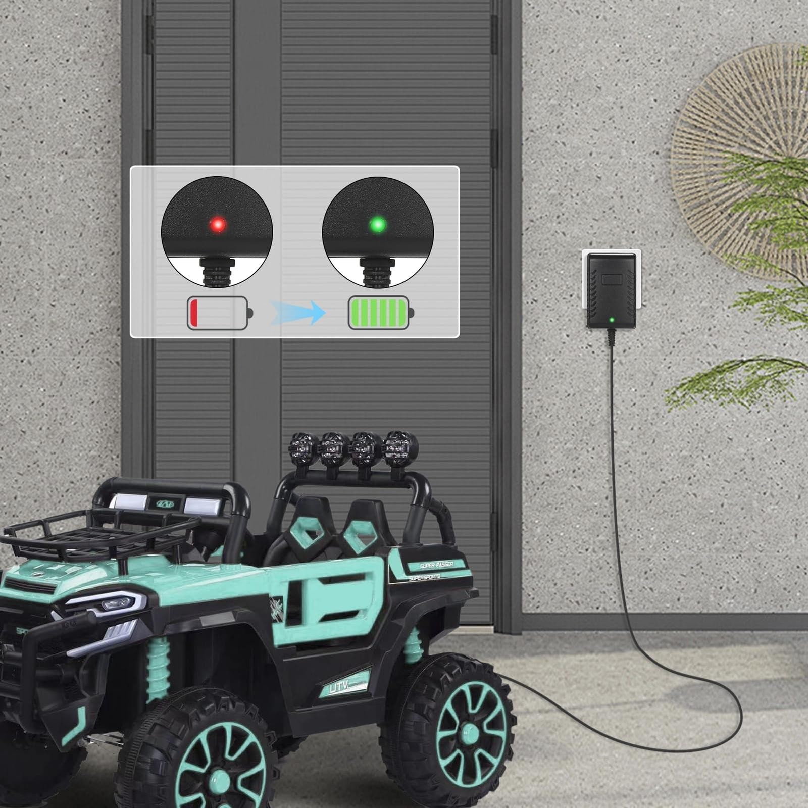 12v Kids Charger for Ride on Toys Car 12v Ride-on Toys Suv Car Battery Charge…