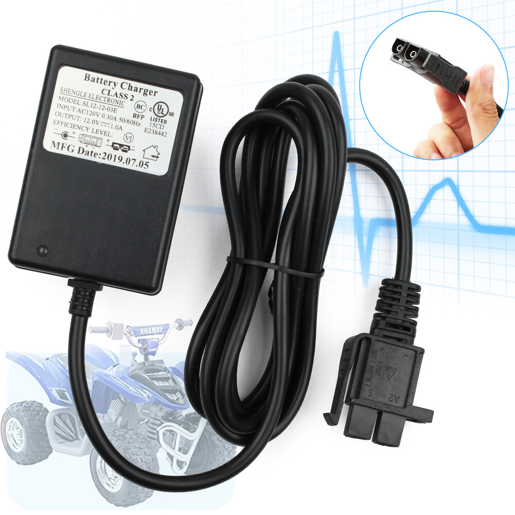 12V Battery Charger for Yamaha Raptor 700R MegaTredz Motion Trendz Kids Ride On
