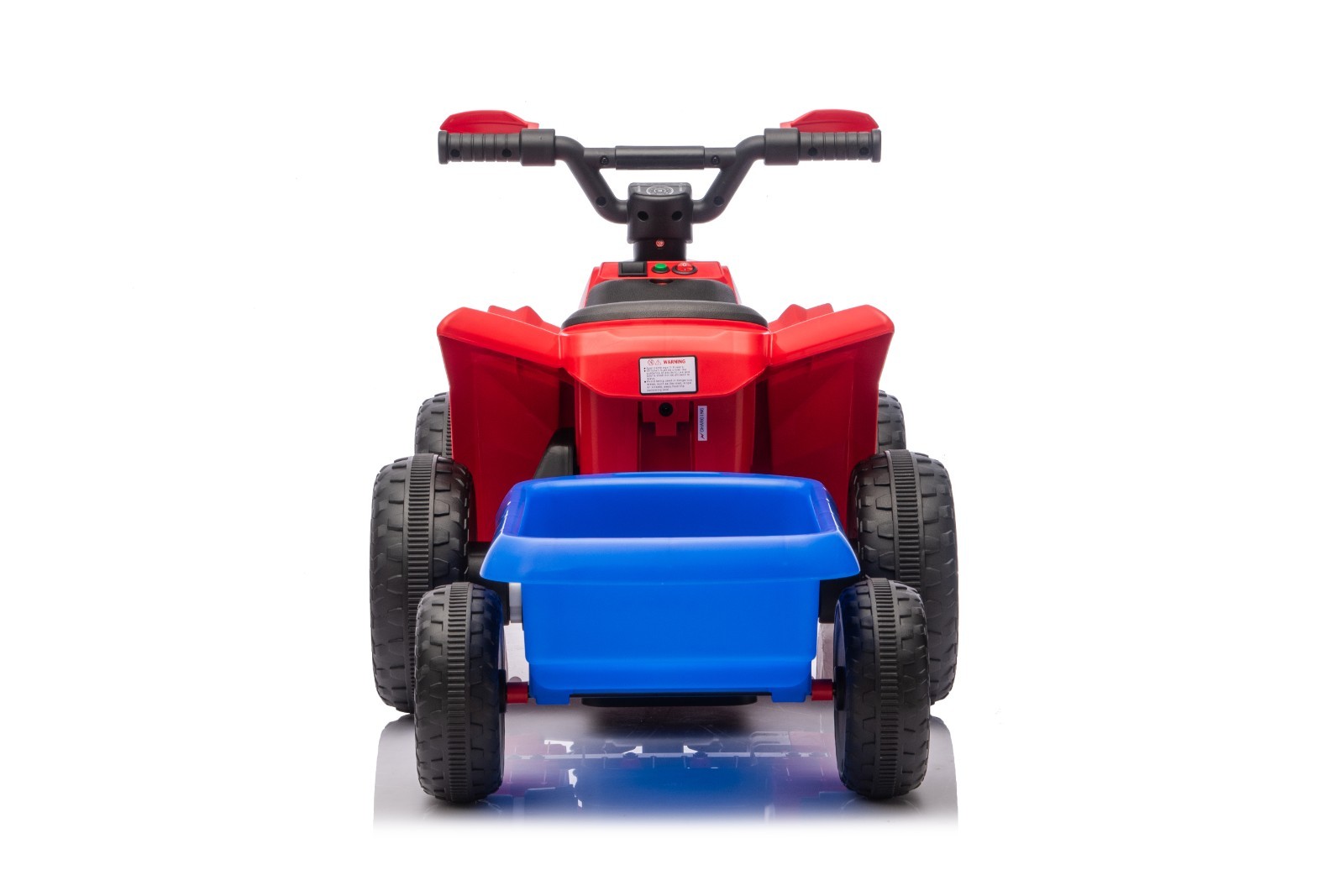 6V Kids Electric Quad ATV 6 Wheels Ride On Toy for Toddlers Forward&Reverse Red
