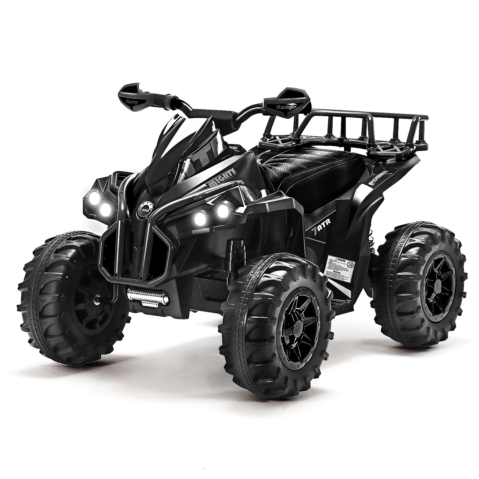 Four Wheeler for Kids with Music with LED USB Electric Ride-on Toy for Toddlersx