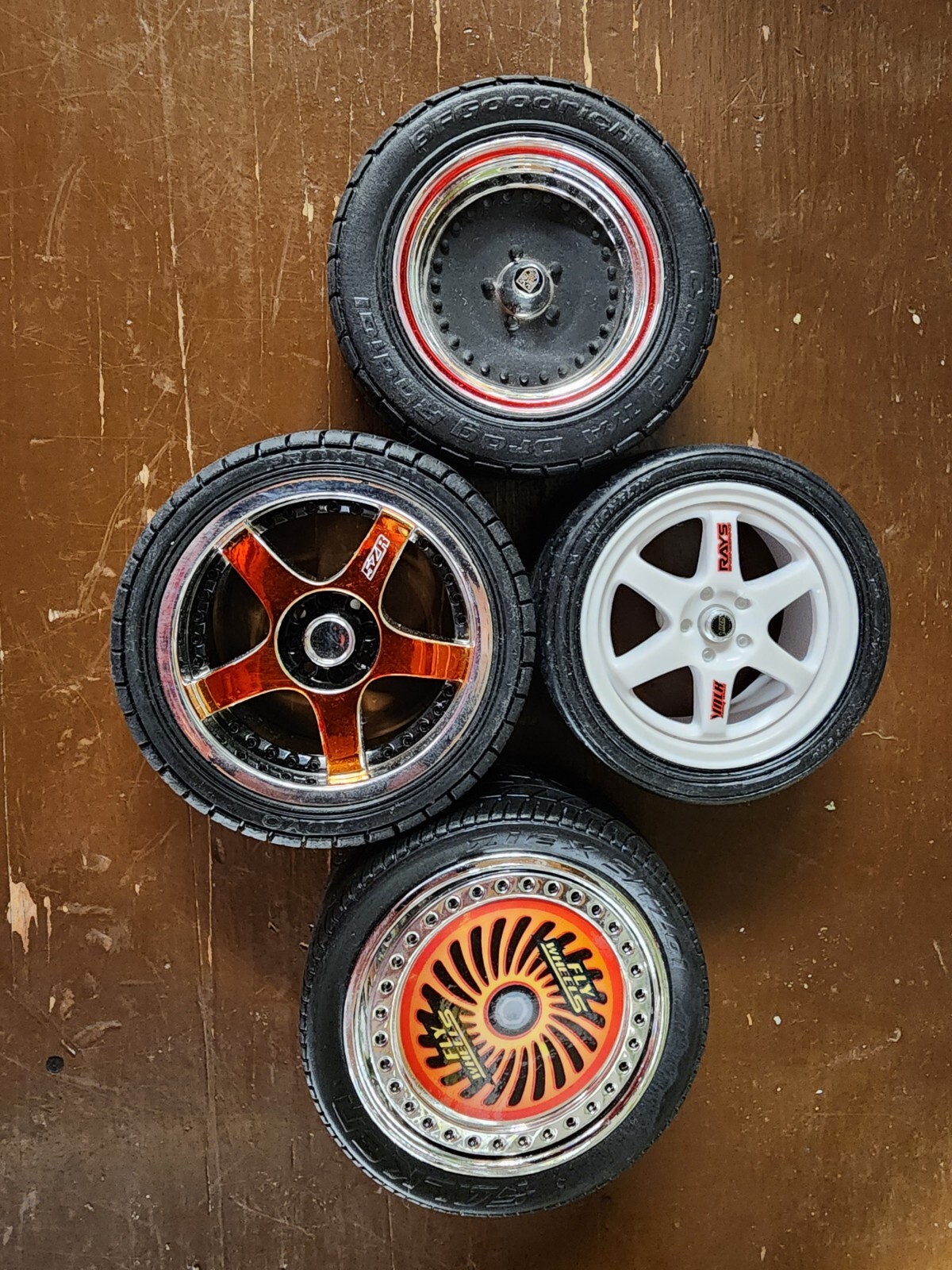 Fly Wheels- 4 Moto Wheels Jakks Pacific – Rip it, And Let Them Fly