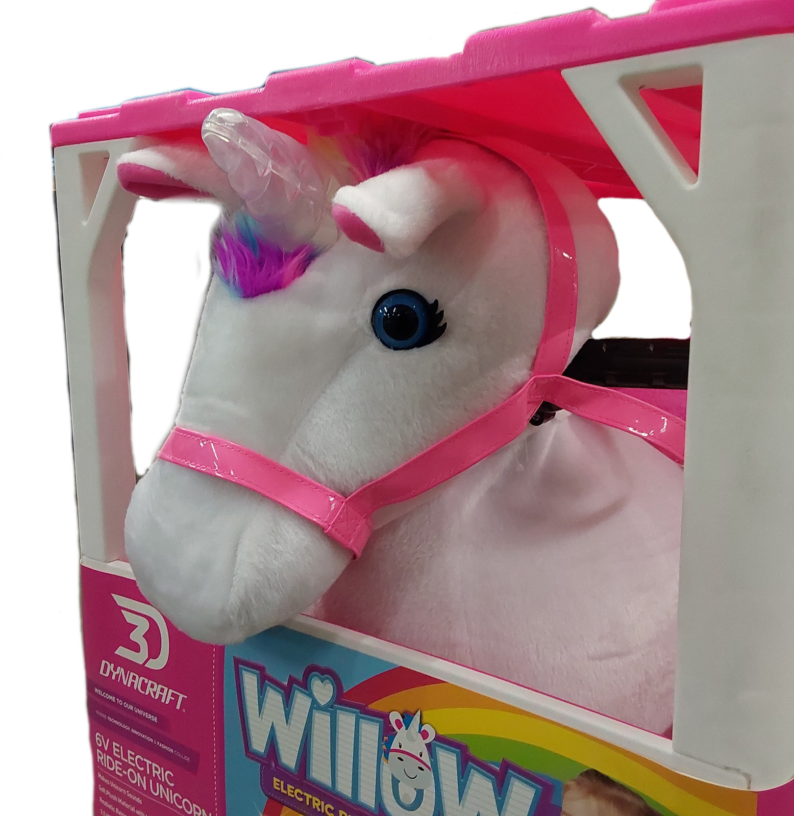 Dynacraft Stable Buddies Willow Electric Ride-On Unicorn 3-7 Years