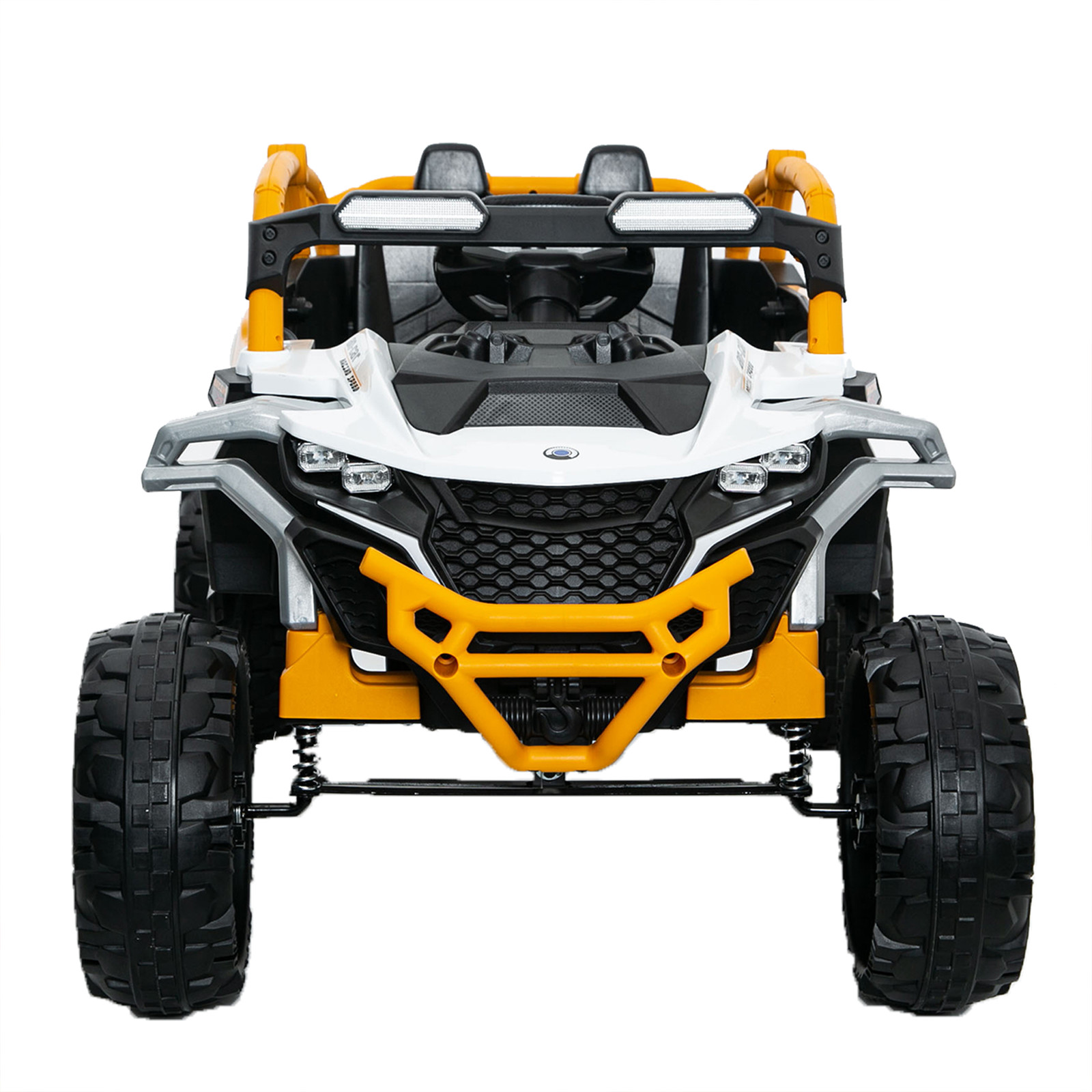 12V Ride on Models Truck Car 2 Seater UTV For Age 3-6 Years Old Yellow+White