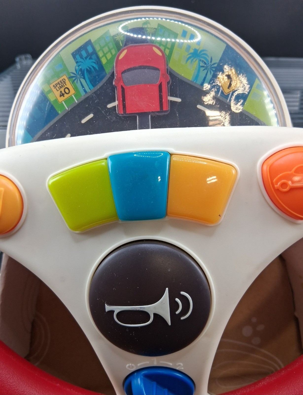 Musical Driving Wheel Toy With Lights & Sounds Great For 2+ Years