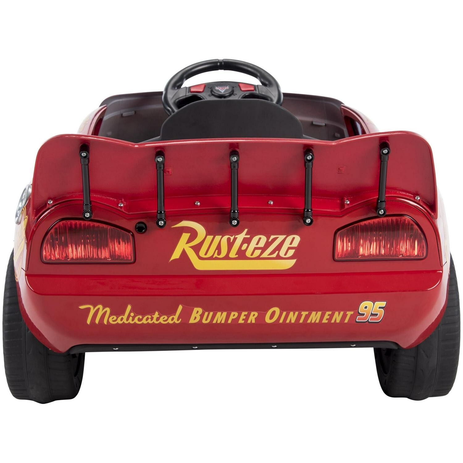 Cars Lightning McQueen Battery Powered Vehicle Sound Effects 6V Charger Start