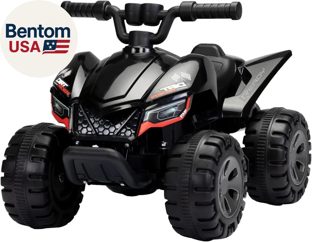 Ride on Toy for Toddler, 25W 4 Power Wheels with Cool Spraying System, 4-Wheeler