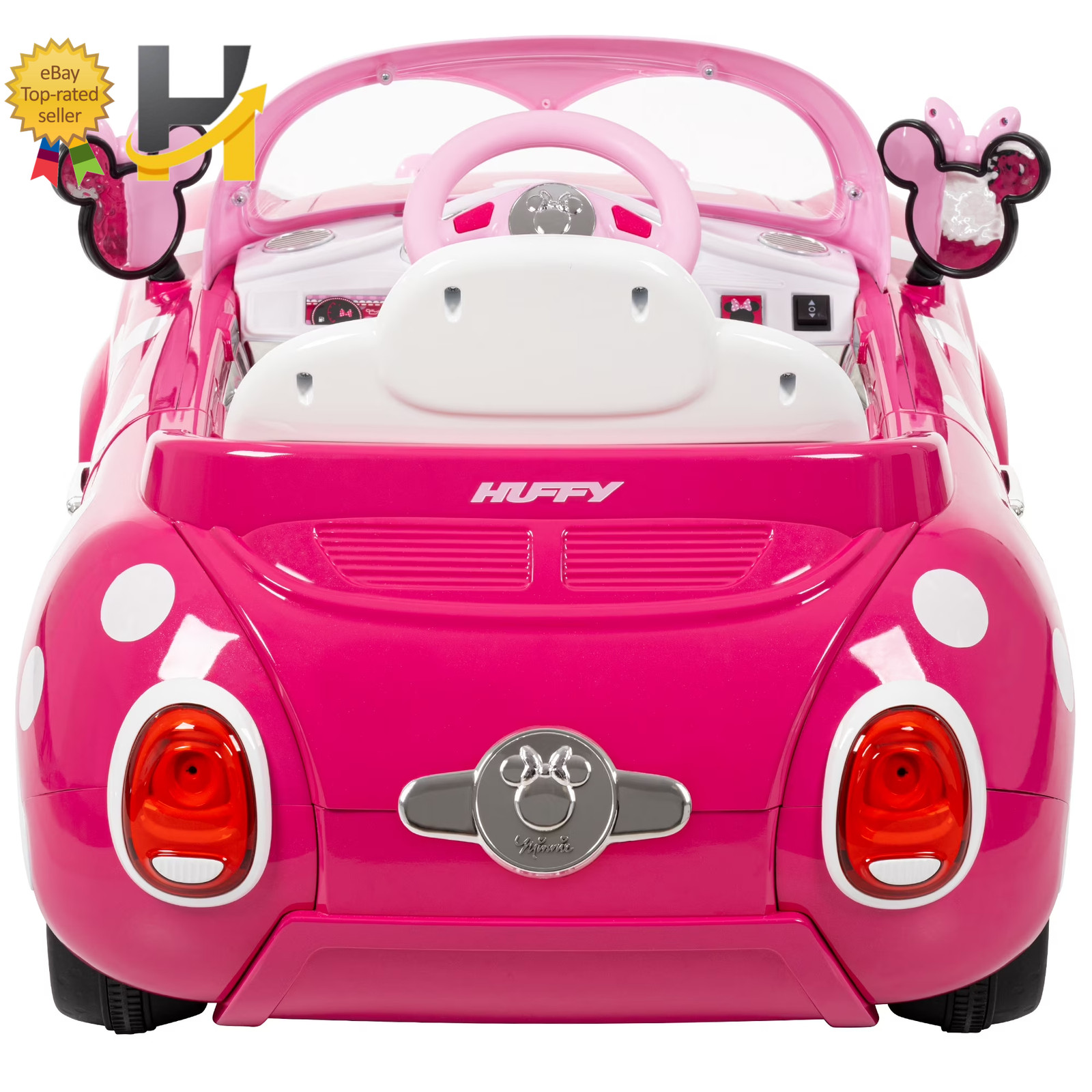 Disney Minnie Mouse Convertible Ride On Car 6 Volt Electric Toy For Kids Age 3+