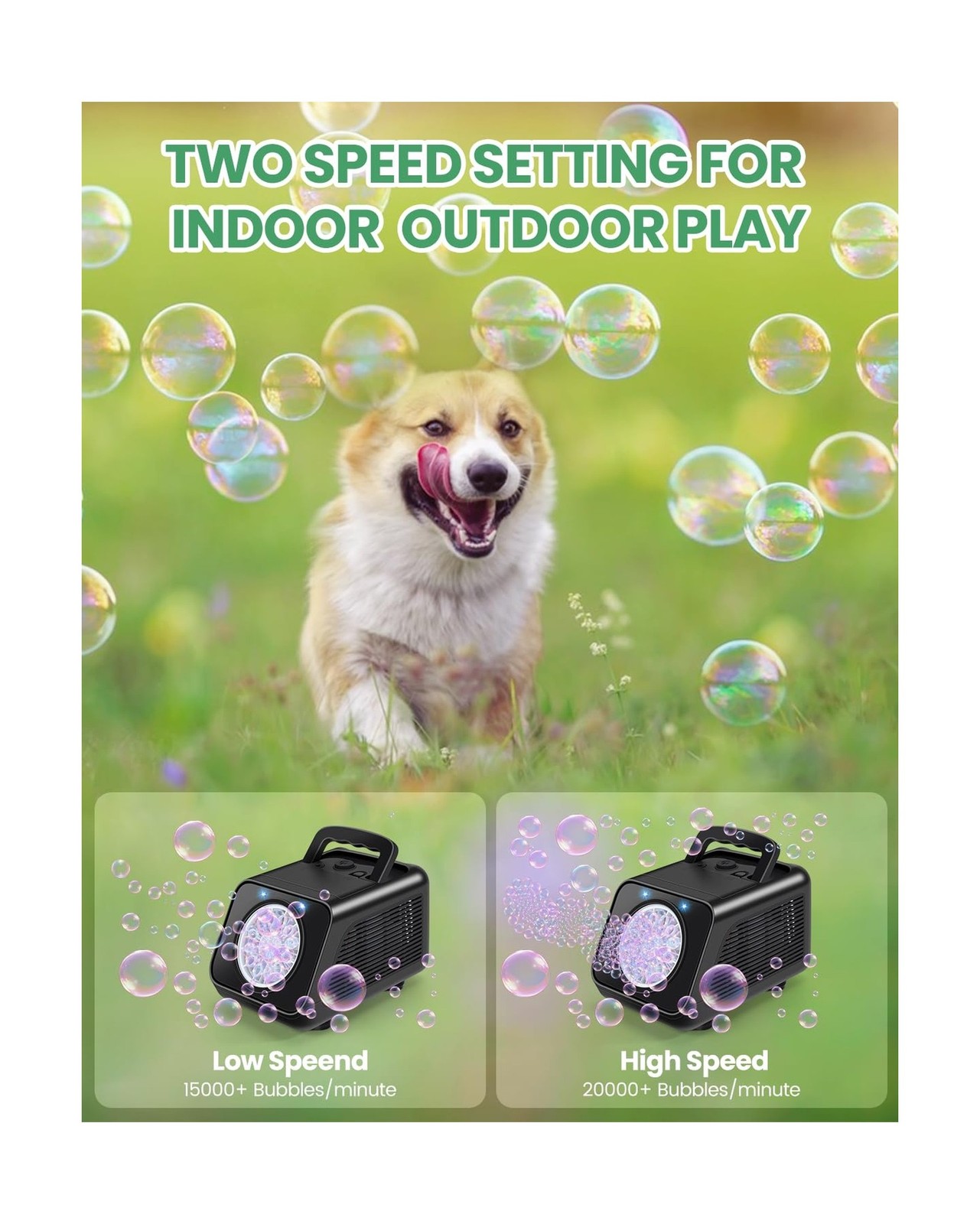 Bubble Machine Automatic Bubble Blower for Kids: Battery Operated B… Fast Ship