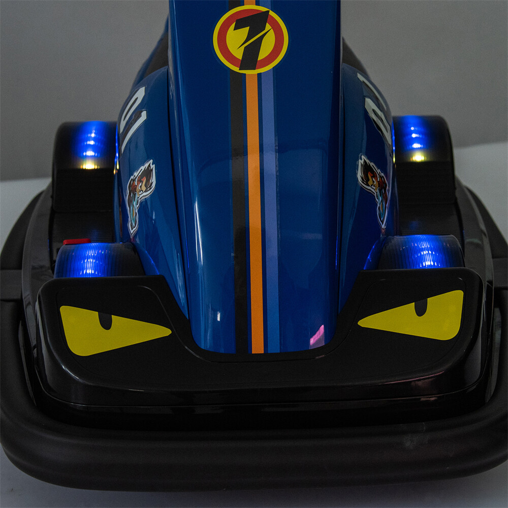 12V Kid Ride On Motor Bumper Car Rotate 360° In Place 1.55MPH Kid Toy Aged 3-5