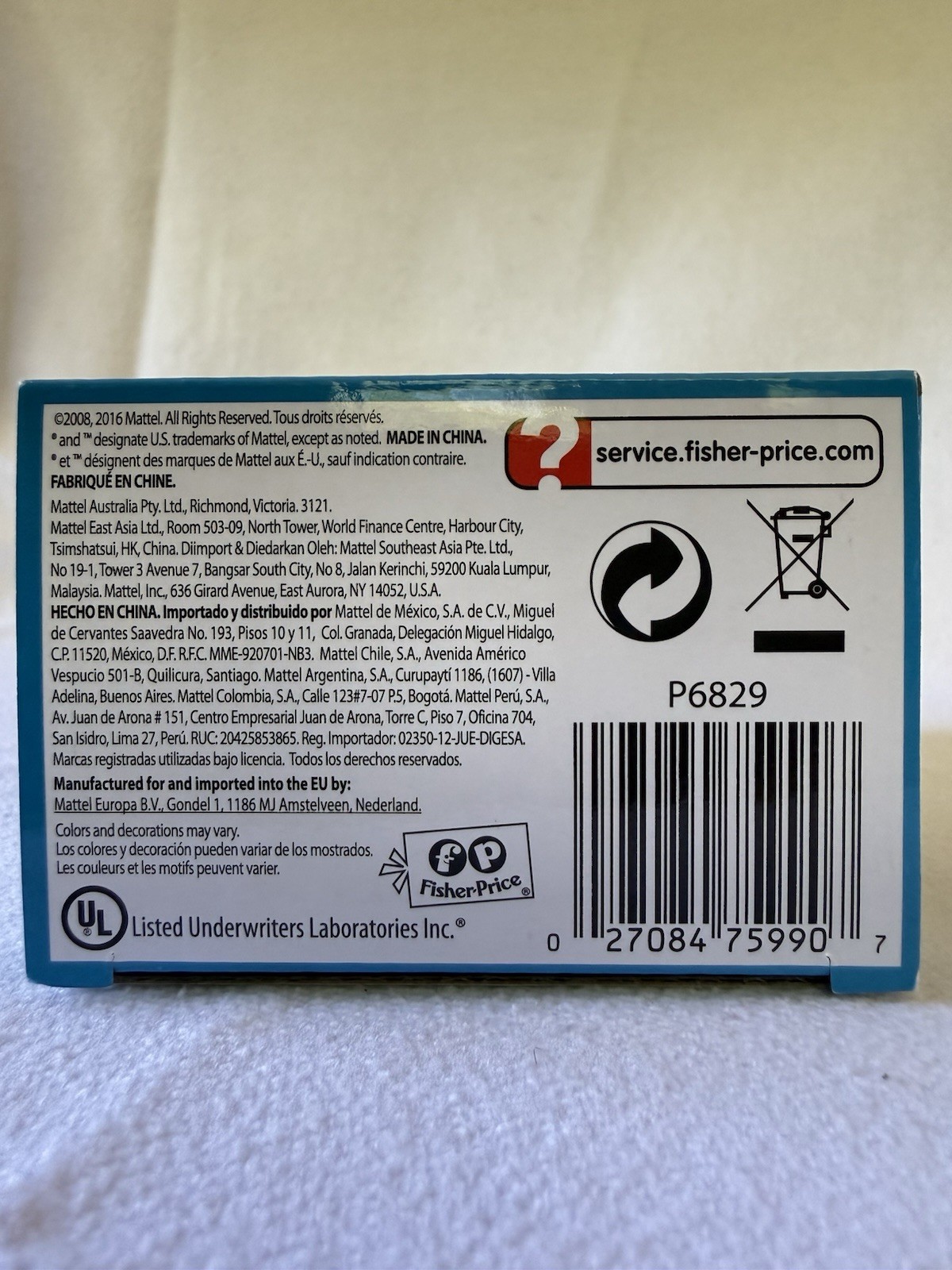 NEW OEM Power Wheels Fisher-Price 6V Blue Battery Charger P6829 00801-1483