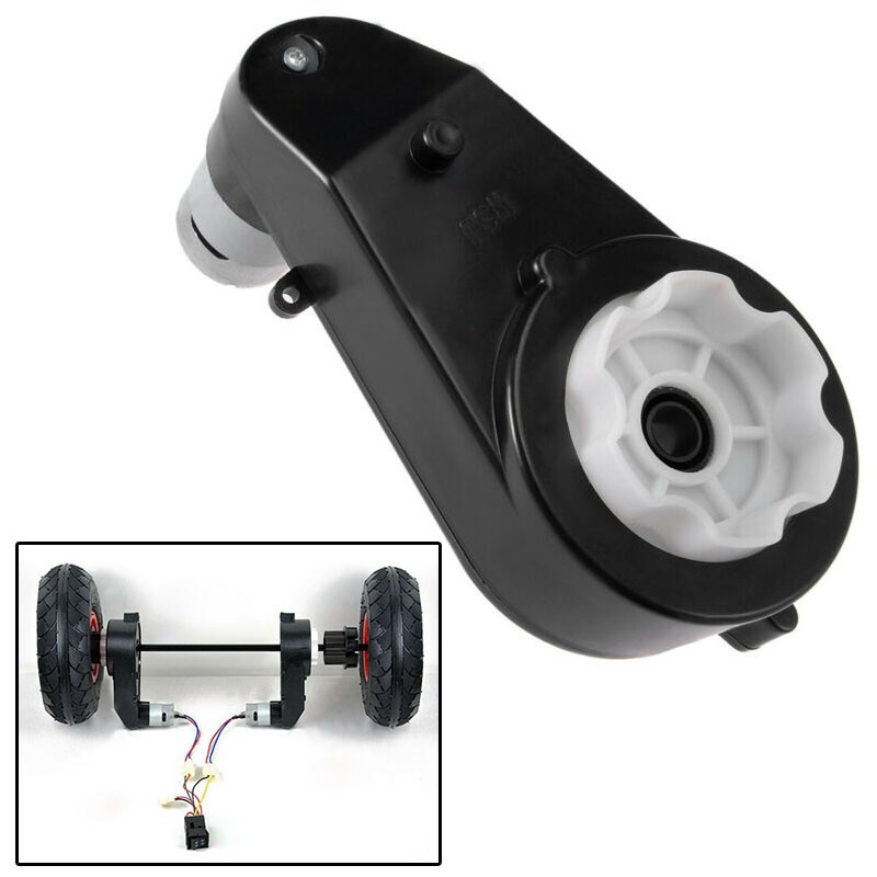 Black 550 Gear Box Motor DC12V 30000RPM Electric Car Gearbox With Motor Parts