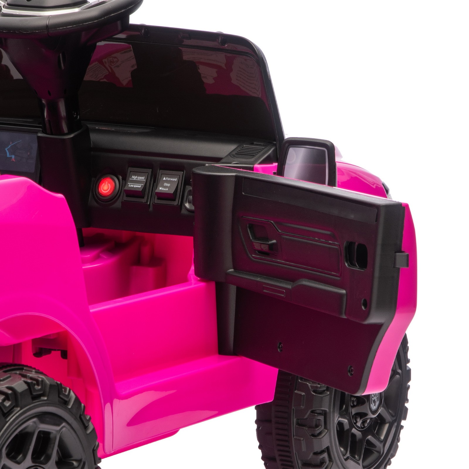 Licensed Dodge RAM 3500 Kids Ride On Truck Car 12V 4.5Ah LED Music Parent Remote