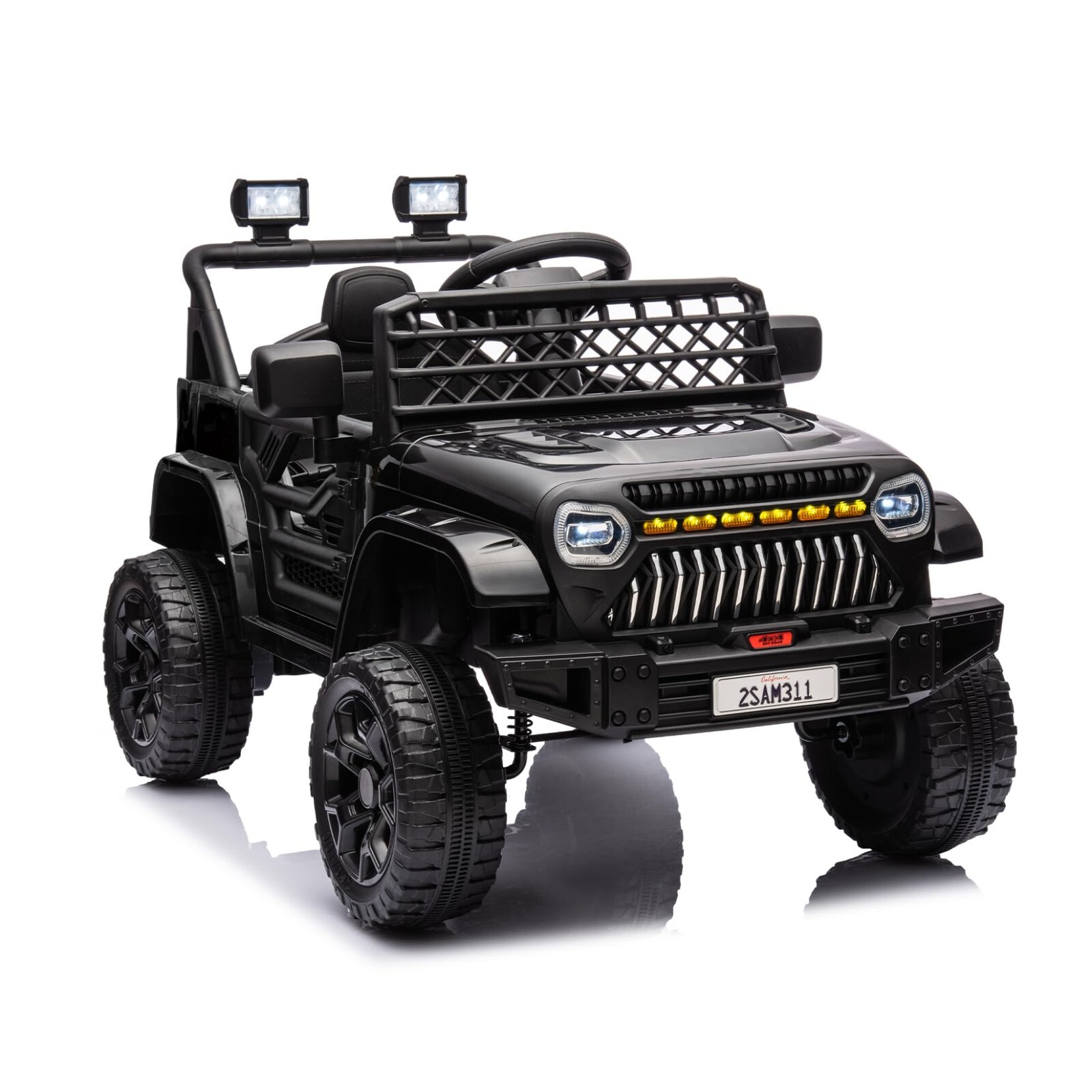 12V Ride on Truck Car Kids Power Wheels Vehicle w/Remote Control LED Light Music