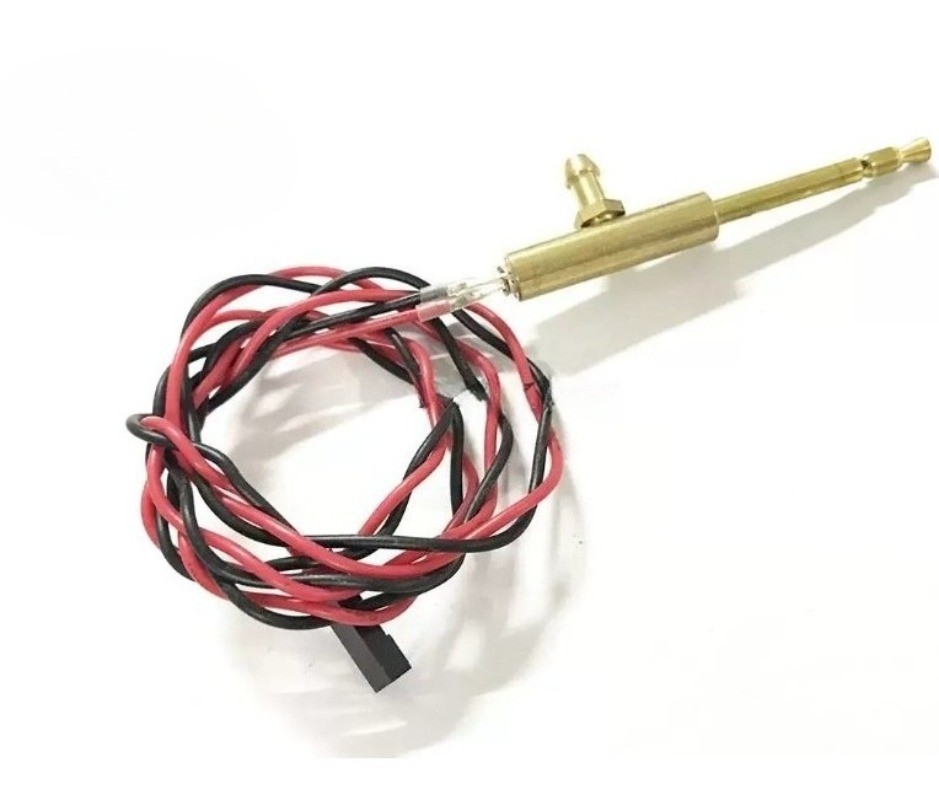 Metal Machine gun W/ LED For DIY Henglong 1/16 RC Tank Model Parts
