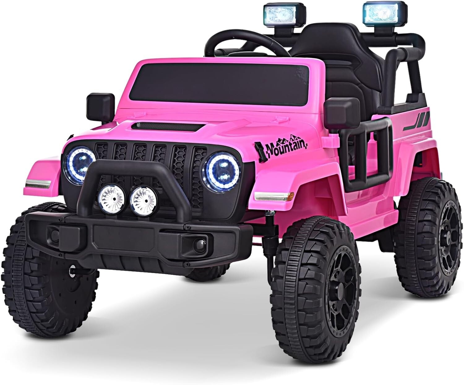 Carro Electrico Para Niños De 3 A 5 Años Montar Manejar Y Jugar Con Luces NUEVO