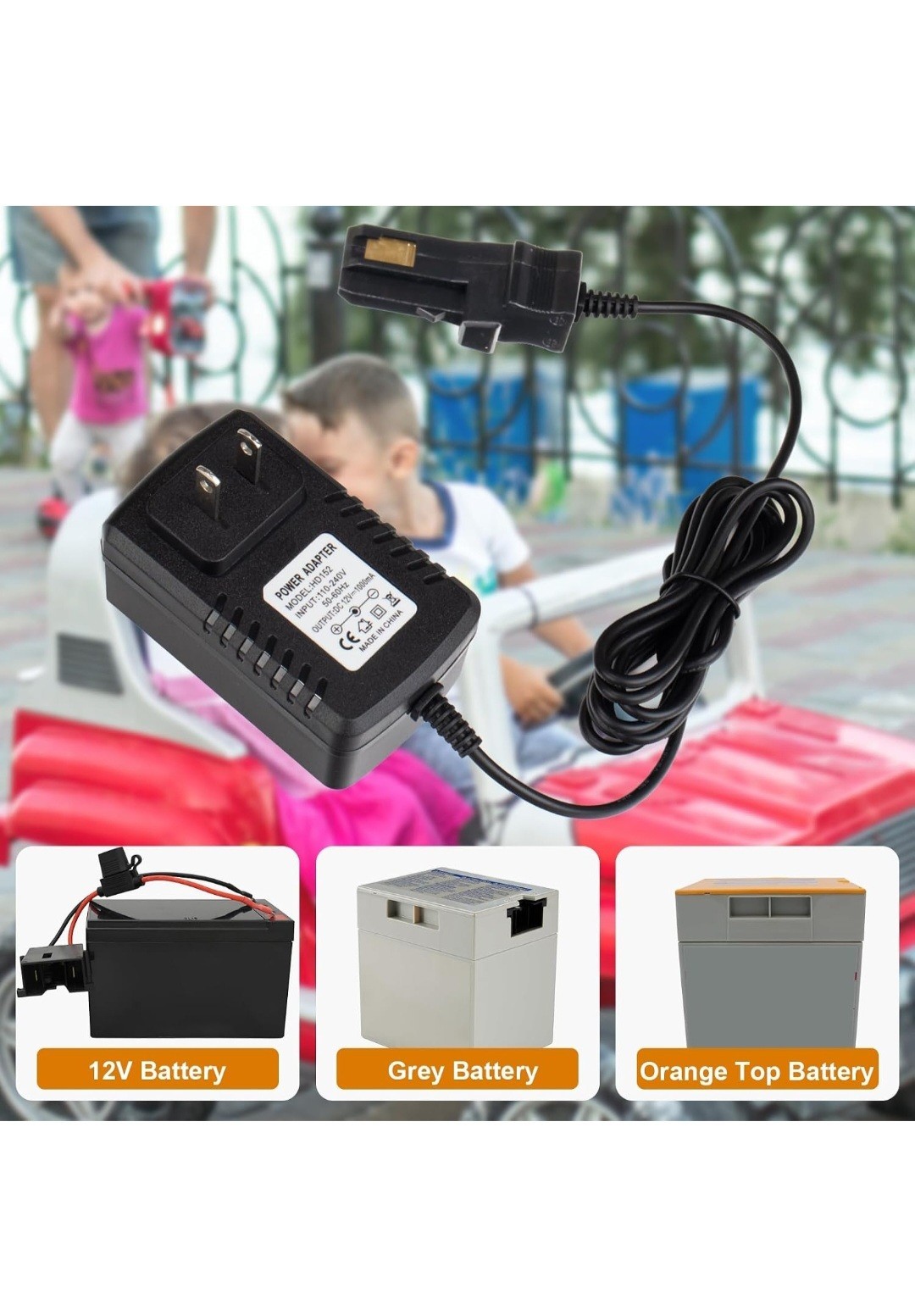 12V Battery Charger Replacement for Power Wheel Battery Charger for All Power…