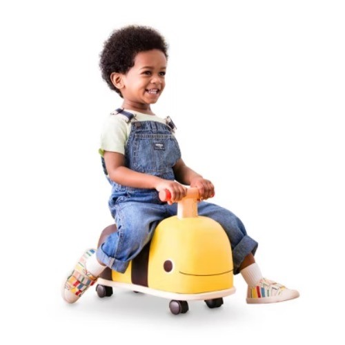 B. toys Wooden Bee Ride-On -Boom Buggy Toddler Push Toy,Physical Fitness Builder