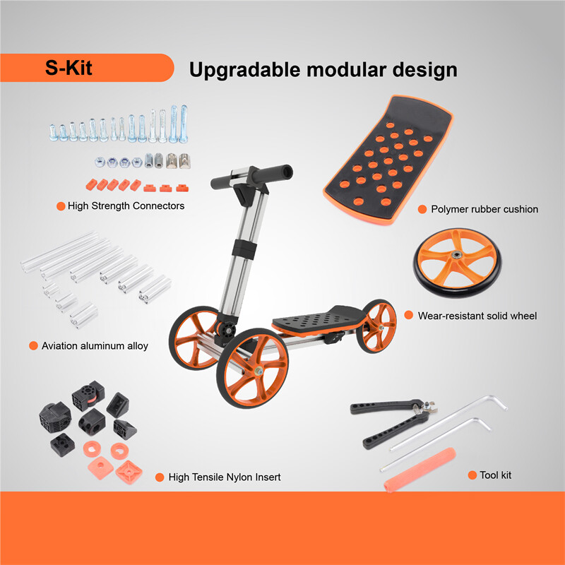 20 in 1 Constructible Kid Balance Bike Kit Sit/Stand Scooter Toys for Age 1-4