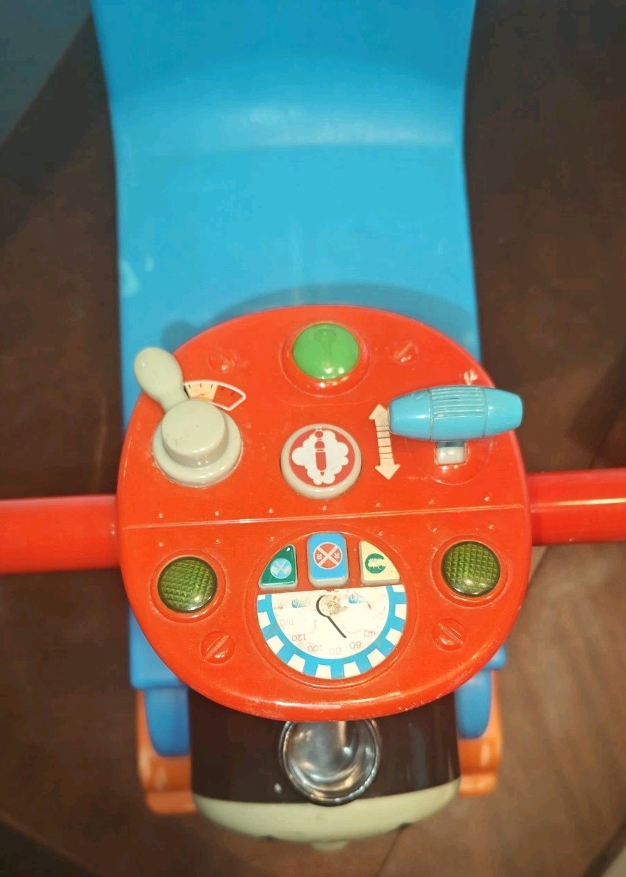 Kiddieland Boys My First Thomas The Train Toddler Activity Ride-On Push Car Rare
