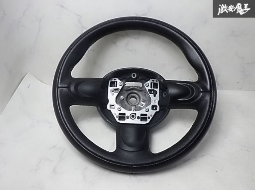 MINI Genuine R56 3-Door Leather Steering Wheel Used From Japan